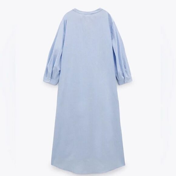 ZARA PIN TUCK TUNIC DRESS - Picture 3 of 9